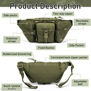 Fanny Pack, Bum Bag, Travel Passport Holder, Chest Bag, Phone, and Money Holder