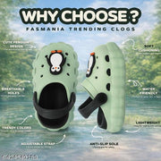 Fasmania Cute Penguin Kids Clogs – Breathable Soft Sandals for Boys & Girls