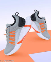 FITLER-Stylish Comfortable Sports Sneakers Running Shoes Running Shoes For Boys AND Girl (Grey)