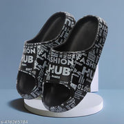 Boys Stylish Combo White & Black Flip-flops Slipper, Light-weight, Comfortable, Slides for Boys.