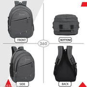 Bags & Backpack /college bag/school bag and office with rain cover  35 L (Grey)