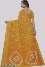 Tarsh EnterprisesBhandani Cotton Blend Zari Women Black Saree