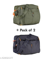 Combo Of Unisex Crossbody Polyester One Side Sling Bag For Men & Women (Pack Of 2)