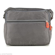 Grey Men & Women Sling Bag