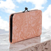 Fantastiqo Embossed Floral Clutch for Women - Elegant and Timeless