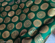 Satin Silk Navy Blue Saree with blouse