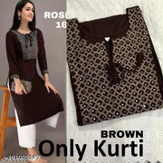 rayon kurtis for women