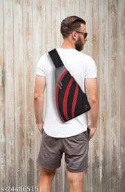 RC Rexcuir Sling Bag for Men | Chest Bag for Men Crossbody Bag for Men Stylish Shoulder Bag for Men Women | Lightweight One Strap Sling backpack for travelling | Hiking | Jogging | Gym | Picnic & Daily Use