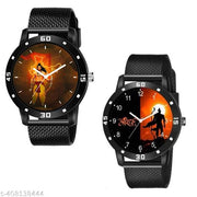 Pack Of 2 Unique Combo Analog Watch