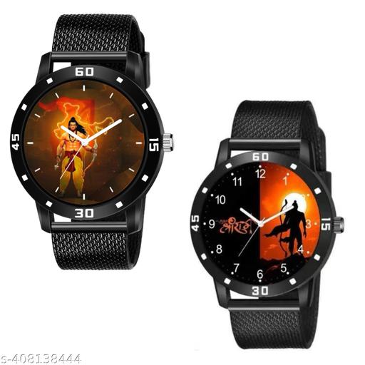 Pack Of 2 Unique Combo Analog Watch