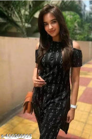 BLACK KURTI PUMPAM