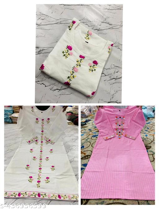 Trendy 2 Kurti Combo Set for Women | Comfortable Printed Kurtis for Everyday Use | stylish kurti combo set | lightweight kurti for daily use |