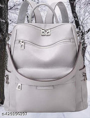 MomsyStore Leatherette Backpacks For Women And Girls