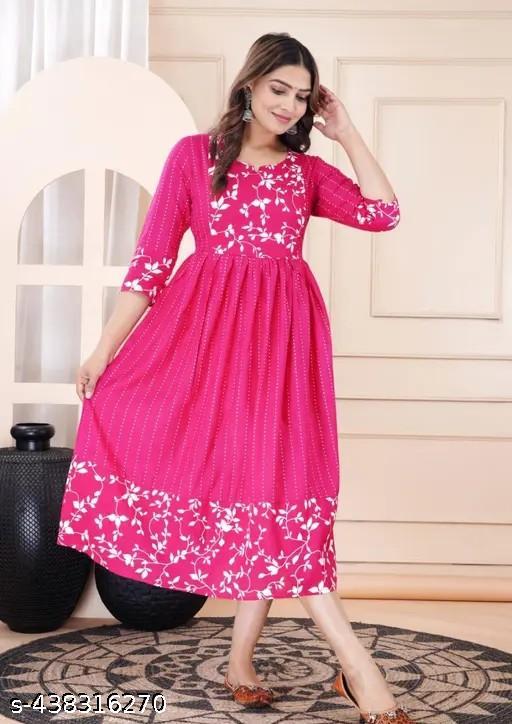 Pragya Textile Elegant Women's A-Line Kurti - Stylish, Comfortable Ethnic Wear for Daily & Festive Occasions