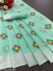 Chanderi cotton saree