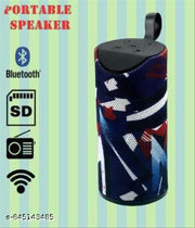 QUXXA TG-113 Best Bluetooth Wireless Speaker for DJ Party, Outdoor, Bedroom with Great Sound, Super Bass, Portable, Rechargeable Supports TF/USB/Pen Drive/AUX (Multi-Color) (Multicolor)