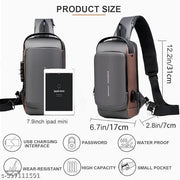 DARK MULTICOLOURED WATERPROOF CROOSBODY LATEST WAIST SHOULDER BAGS ALL USES BANK BUSINESS MONEY BAG WITH POWER CABLE NEW BODY BUSINESS BAG MULTICOLOURED ANY DELIVERED MENS & WOMENS