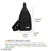 Crossbody Shoulder designer bag Backpack/Chest Sling Bag/One /One Side/Earphone -hole With Anti-theft OEM Logo Sling Bag For Travel/ Office /Business/Messenger Purpose