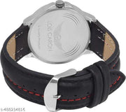 LOIS CARON LCS_4119 WHITE DIAL AND BLACK STRAP Analog Watch - For Men ()
