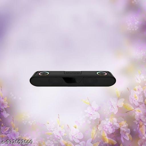 Portable Bluetooth Speaker, 16 Watts, Upto 8h Backup, Dual Drivers + Dual Passive Radiators, Call Function, Bluetooth v5.3 | USB | mSD| AUX, TWS, RGB LED
