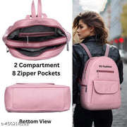 Trendy Premium  water proof 20L  Light Pink  Backpack for women I college backpack I picnic backpack I travel backpack I ladies backpack I girls backpack I backpack for  girls I trendy backpack I laptop backpack I