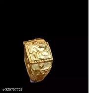 Rosra Golden Golden Formal & Ethnic Casual Analog Watch For Men’s Ring free