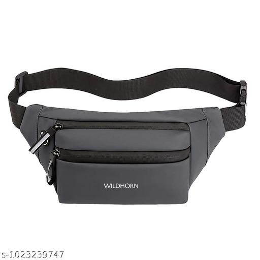 Waist Bag for Men & Women | Water-Resistant Crossbody Sling Fanny Pack with Dual Zipper Compartments & Adjustable Strap for Travel & Daily Use