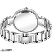 New Fancy Solid Dial Attractive Metal Chain Attractive Bracelet Analog Watch for Women