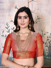 Kanjiveevaram silk saree with designer blouse