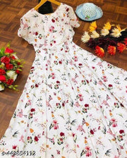 Polyster/Crepe fabric-Kurti for Women