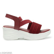 Kajmi Fashion Casual Attractive Desigen wedges Hil Fansy Solid Comfortable Sole For Womens & Girls