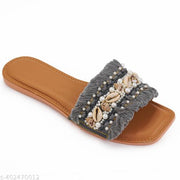 Youth Fashion Women's  Slipper Trendy Flats Casual Comfortable Footwear for Ladies