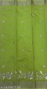 Woman Fancy Chanderi Cotton Saree