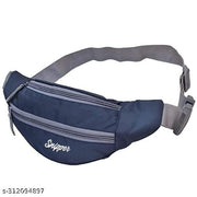 Snipper Waist Bag black for Men and woman Unisex Fanny Bag Bum bag Women Festival Fanny Pack Light Weight Hip Pouch Waterproof Travel Bag Belt Bag, Pack of 1pc