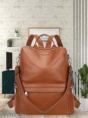 Bohobuzz Backpack Purse for Women Convertible Travel Vintage PU Leather Bag(Backpack,bag,backpack for women women bag fashion,stylish)
