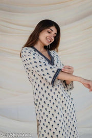 Cotton Printed Kurti Kurta Top For Girls and Women