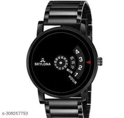 Best Quality Ethnic Designer Shine Round Dial with Slim Fit Analog Watches for Men and Boys Rubber belt