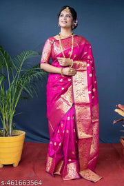 Unique Soft Silk Saree With Wonderful Blouse Piece