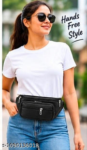 Men’s Premium Multi-Pocket Waist Bag | Crossbody Belt Bag | Travel & Daily Use