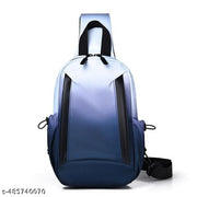LATIQ MART Lightweight Polyester Crossbody Chest Bag, Waist Sling Bag, Shoulder Bag, Motorcycle Bag, Sports Bag, Leisure bag, Unisex Messenger bag, Travel & Outdoor Activities