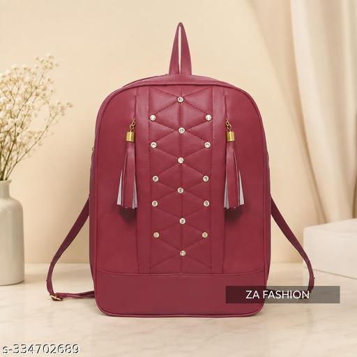 Stylish Backpack for Women & Girls | Elegant Fashion Casual Backpack | Lightweight Durable Multi-Pocket Daypack for College, Office, Travel & Daily Use | Comfortable Adjustable Shoulder Bag