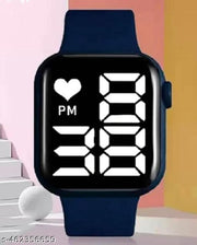 Trendy Black Colour Big Led Light Digital Watch for Girls n Womens