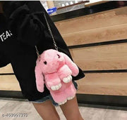 1PC cute fluffy bag for girls & women