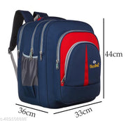 60L Large 14X10X18 INCH Good Fabric Quality 5 Compartment Trendy School Bag|College bag|Tution bag|Travel backpack Waterproof for both boys and girls(Navy Blue,60L)