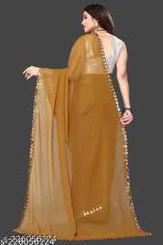 NEW FENCY GEORGETTE CUT WORK SAREE