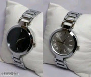 Classic Silver Round Dial Women's Watch