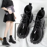 Women's Boots Collection | Extra cushioned foot bed and skin friendly | Durability | stylish | All day comfort | sturdy and reliable | Trendy Casual Boots | Winter, snow and holiday outings Trendy and Fashionable Patent Boots