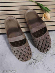 Begins Life Women's Slippers Indoor House or Outdoor Casual FlipFlop Slipper (Bablii Brown)