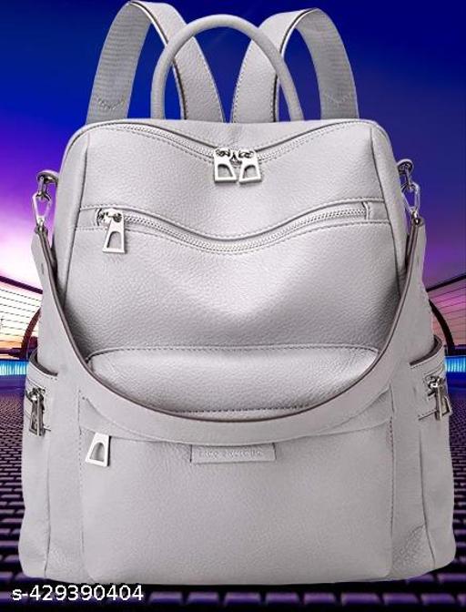 MomsyStore Leatherette Backpacks For Women And Girls