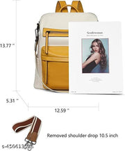 PULeather Backpack for Women | Shoulder Bag for Women and Girls | Handbag|College Bag for Girls |Multipurpose Travel Bag for Women |Zipper Closure, Adjustable Strap